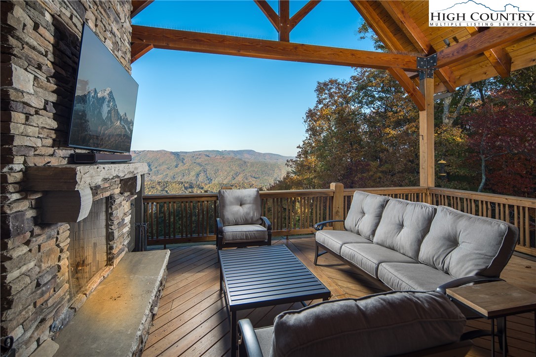 331 Goldenrod Road Boone, NC 28607 - Photo 11 of 50 a view of a balcony with furniture