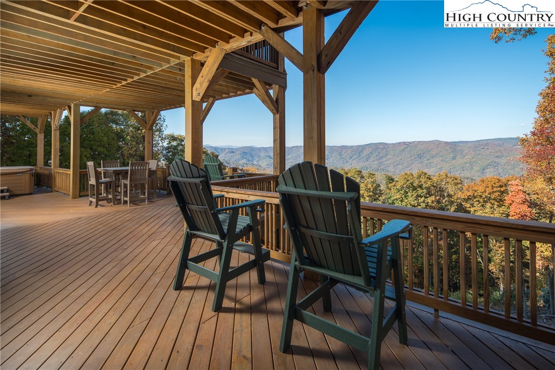 331 Goldenrod Road Boone, NC 28607 - Photo 29 of 50 a view of a chairs on the roof deck
