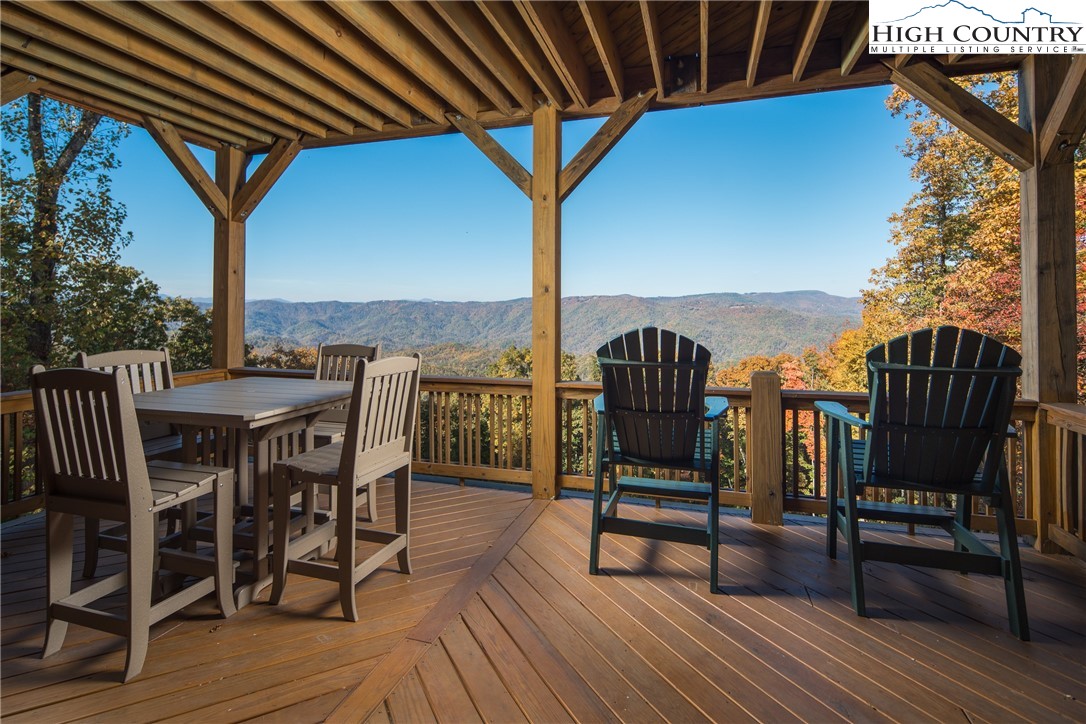 331 Goldenrod Road Boone, NC 28607 - Photo 30 of 50 a view of a chairs and table in the balcony