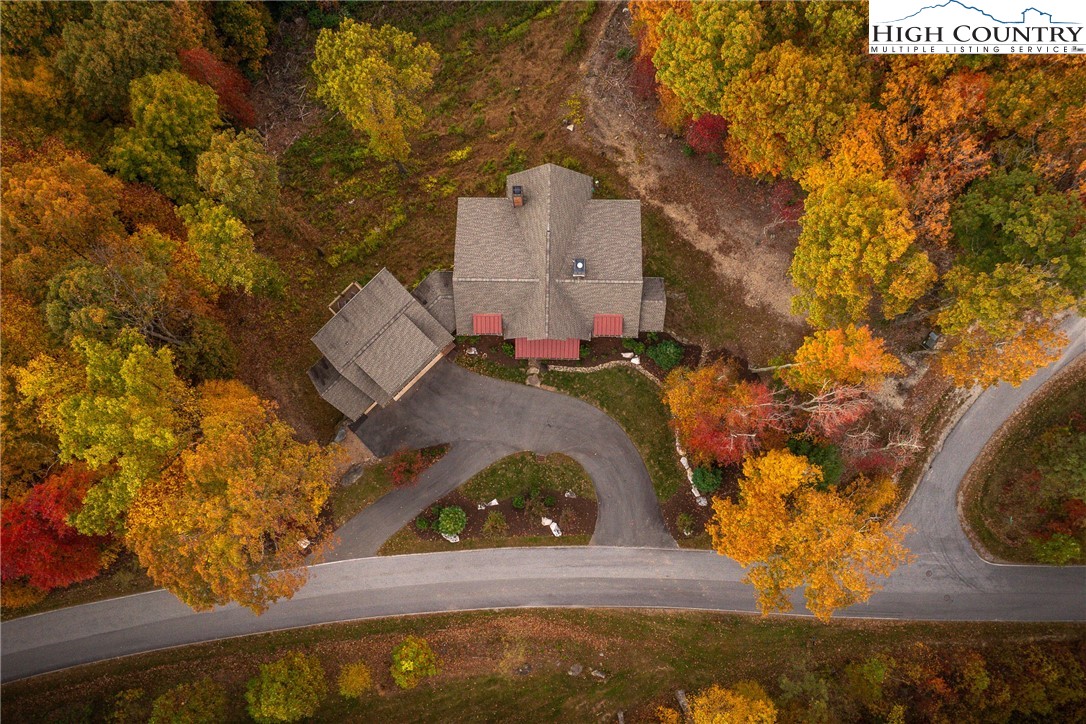 331 Goldenrod Road Boone, NC 28607 - Photo 43 of 50 a aerial view of a house with a yard