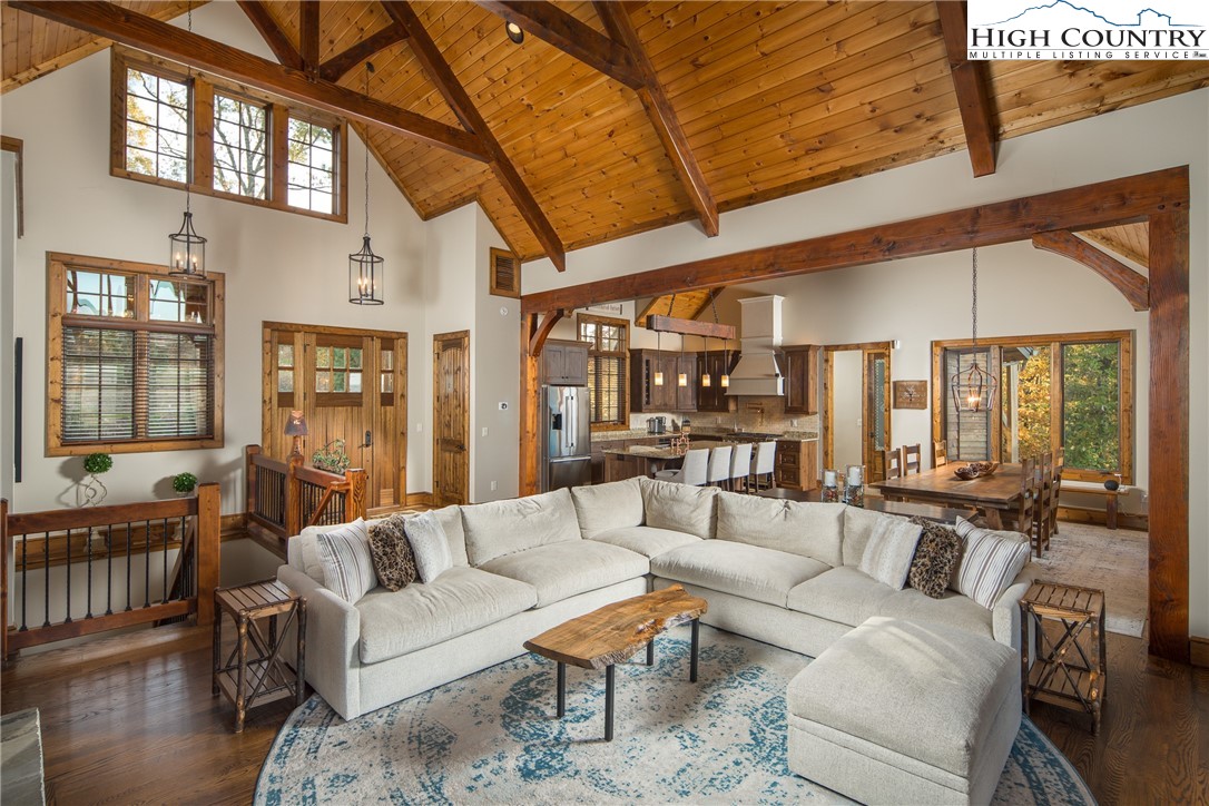 331 Goldenrod Road Boone, NC 28607 - Photo 5 of 50 a living room with furniture and a large window