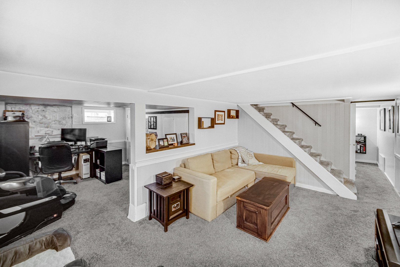 1308 Manchester Road Wheaton, IL 60187 - Photo 14 of 30 a living room with furniture gym equipment and a view of living room