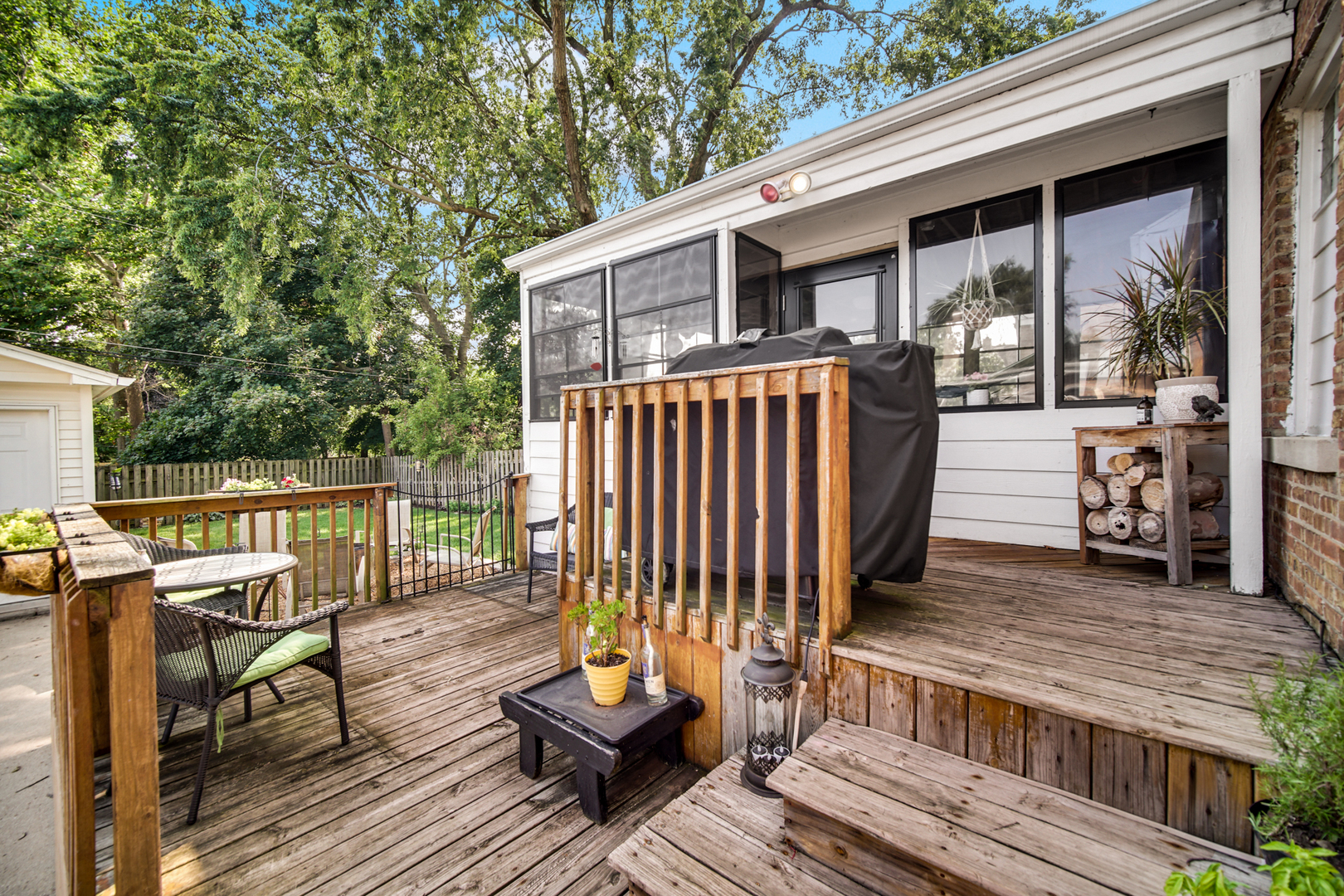 1308 Manchester Road Wheaton, IL 60187 - Photo 25 of 30 a view of a deck with chairs and wooden floor