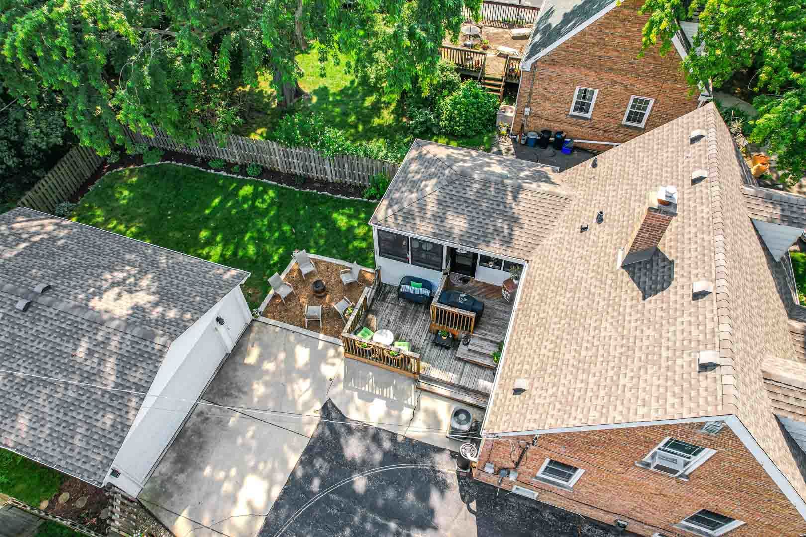 1308 Manchester Road Wheaton, IL 60187 - Photo 28 of 30 an aerial view of a house with outdoor space
