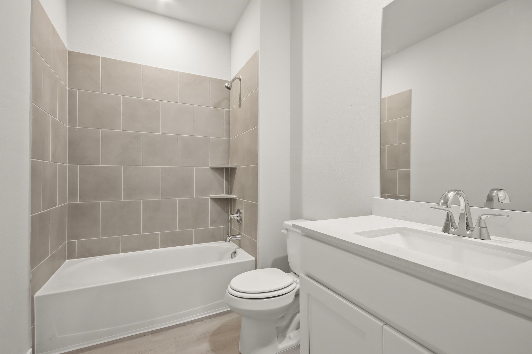 513 Wax Myrtle Way Hockley, TX 77447 - Photo 22 of 29 a bathroom with a sink toilet and bathtub