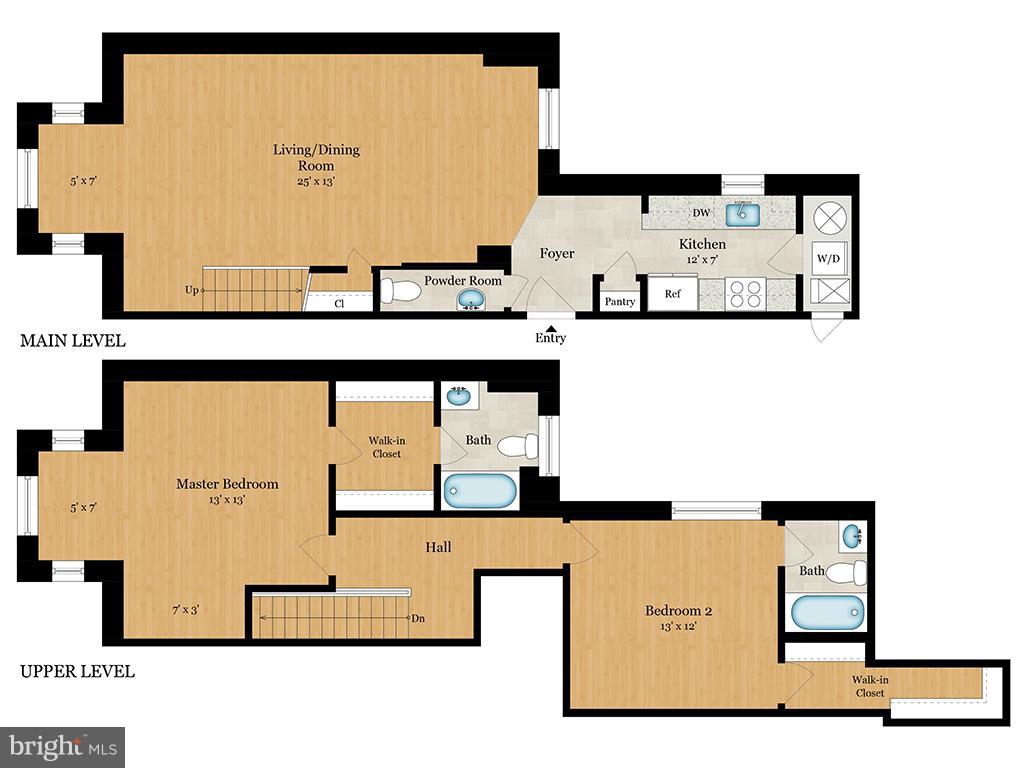 1229 12th Street Northwest, Unit 201 Washington, DC 20005 - Photo 24 of 29 a picture of a floor plan