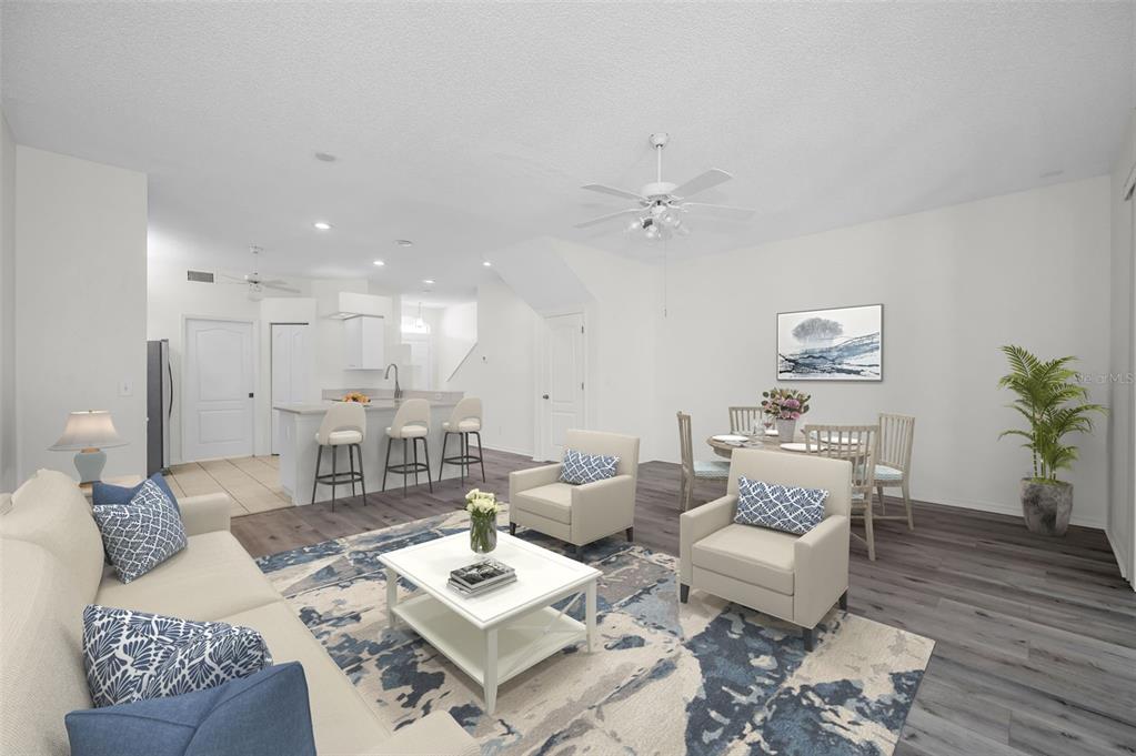 271 Hemingway Drive Oldsmar, FL 34677 - Photo 9 of 31 a living room with furniture and wooden floor