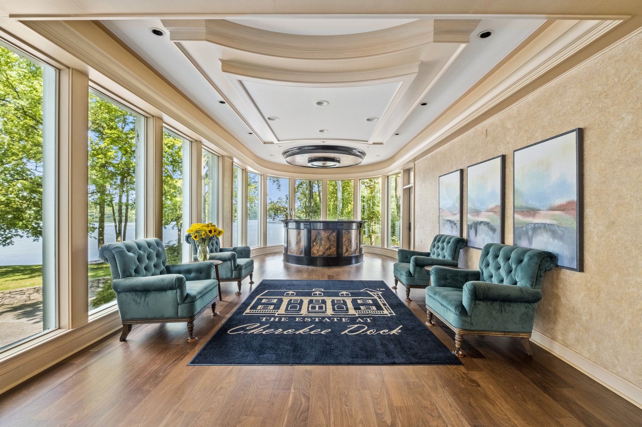 175 Cherokee Dock Road Lebanon, TN 37087 - Photo 8 of 45 a living room with furniture and a large window