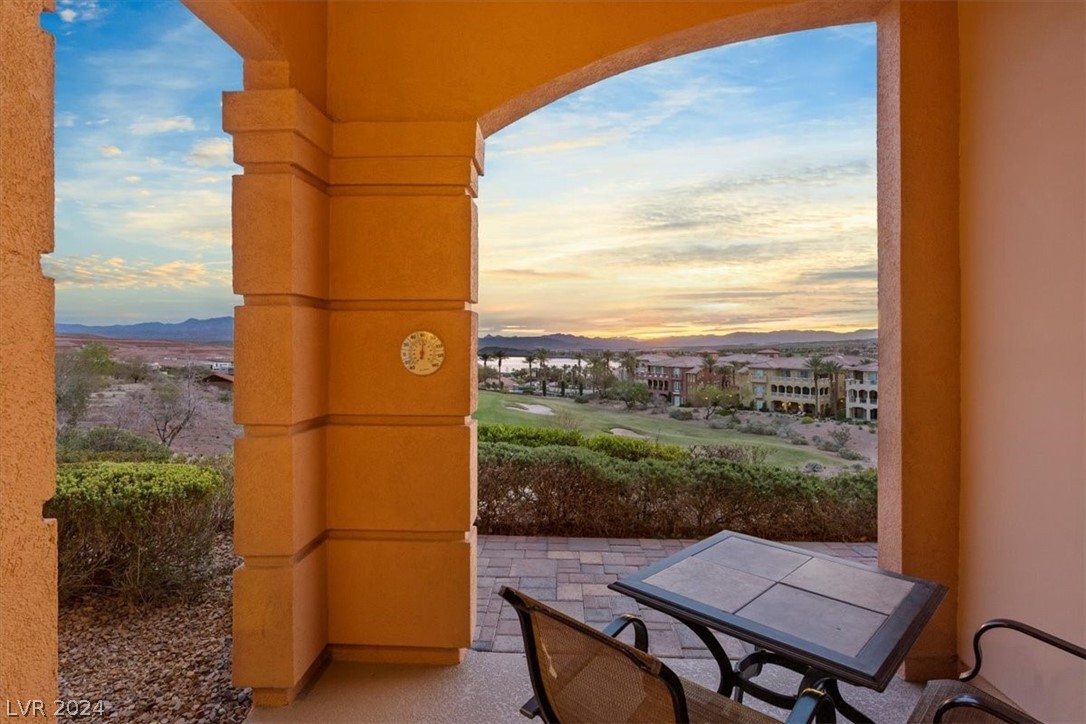 27 Strada Bella Vista, Unit 102 Henderson, NV 89011 - Photo 6 of 46 BALCONY DOWNSTAIRS