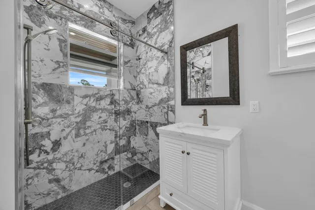 a outdoor living space with furniture