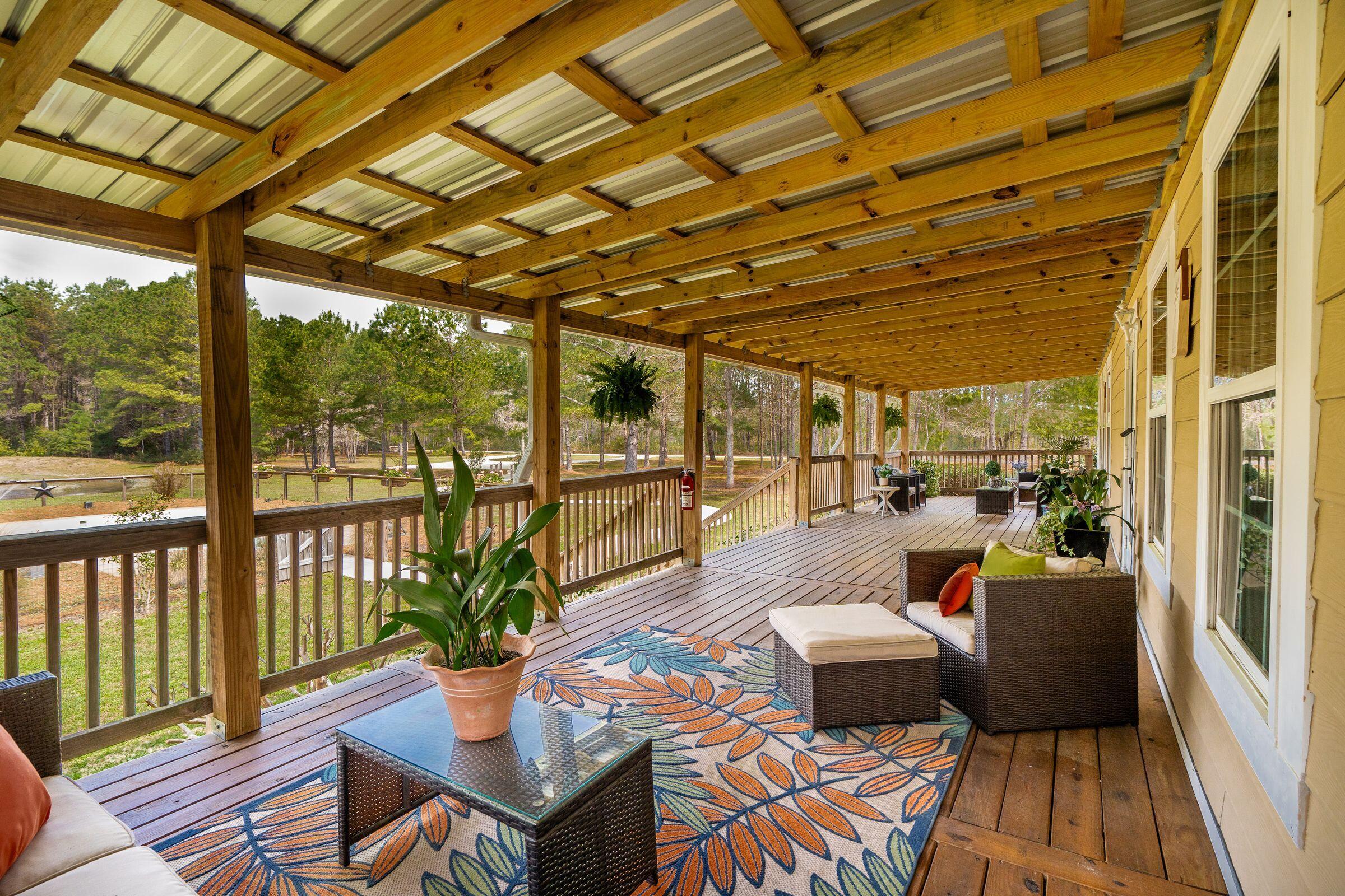 2490 Hunting Road Johns Island, SC 29455 - Photo 11 of 98 Porch Overlooking Pool