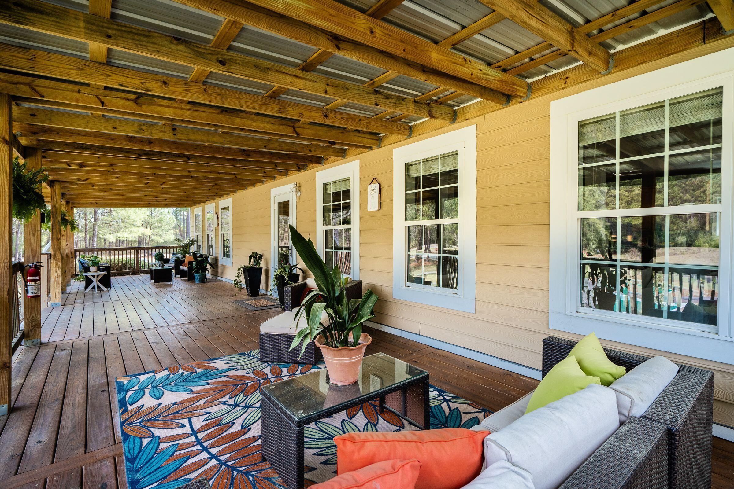 2490 Hunting Road Johns Island, SC 29455 - Photo 12 of 98 Porch Overlooking Pool