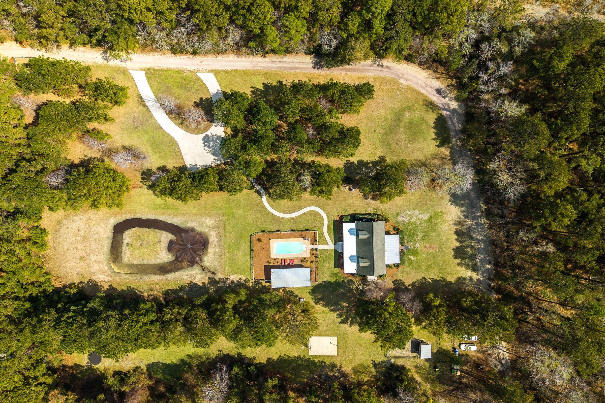 2490 Hunting Road Johns Island, SC 29455 - Photo 88 of 98 Aerial of Home