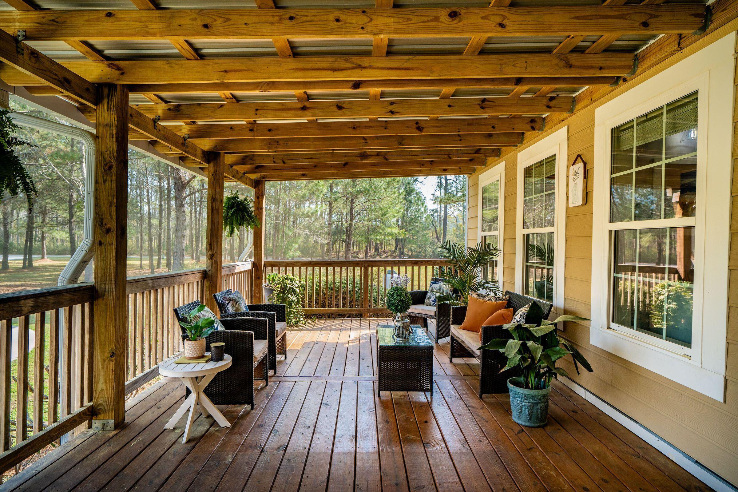 2490 Hunting Road Johns Island, SC 29455 - Photo 9 of 98 Porch Overlooking Pool