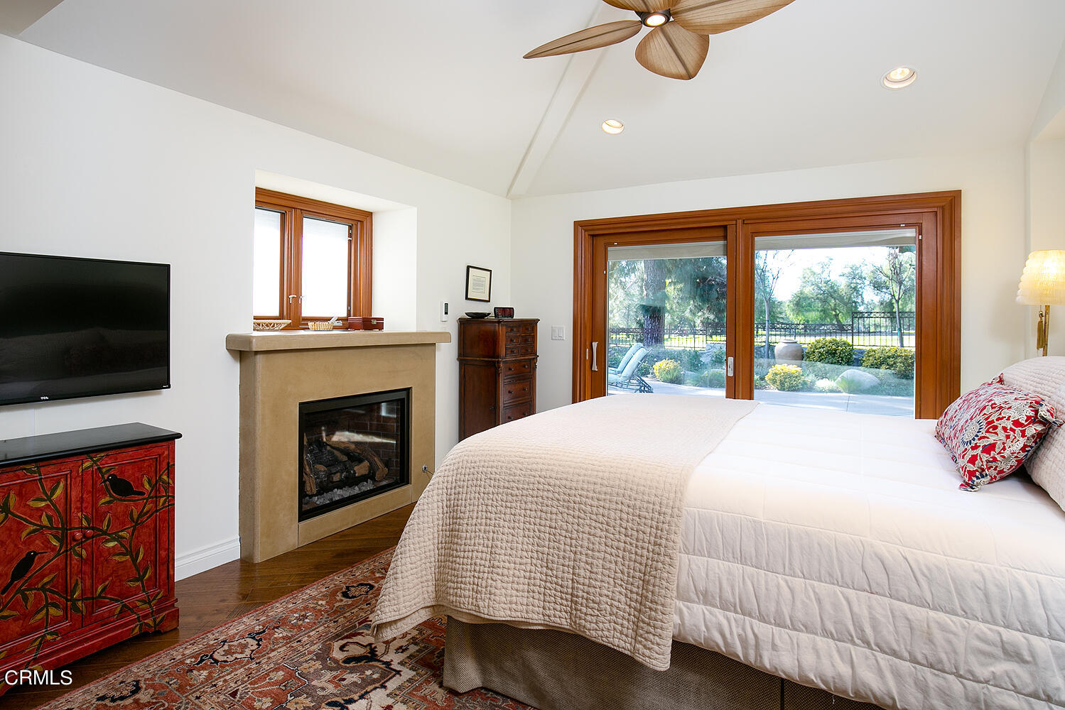 1563 Meadowbrook Road Altadena, CA 91001 - Photo 20 of 38 a bedroom with a bed and a flat screen tv