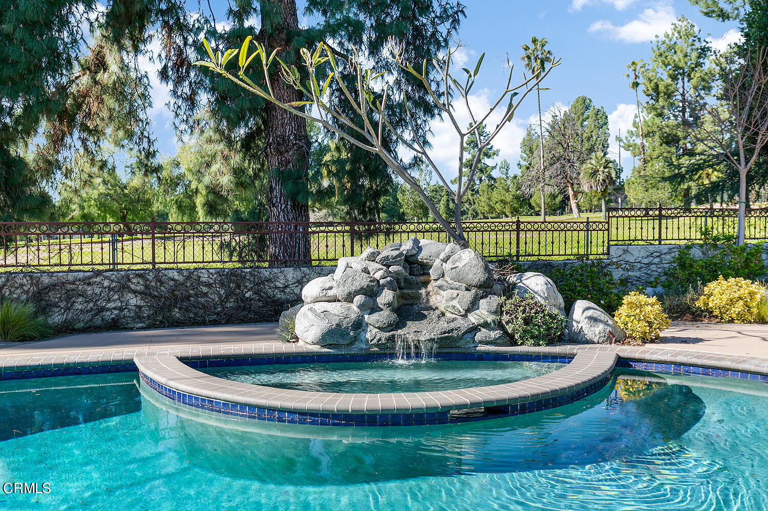 1563 Meadowbrook Road Altadena, CA 91001 - Photo 35 of 38 a view of a swimming pool with a patio and a garden