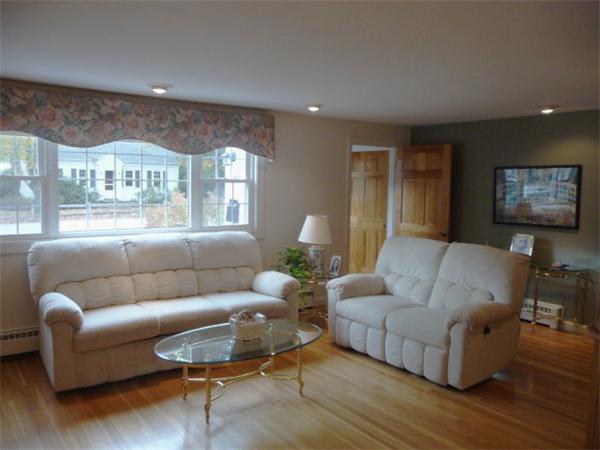 40 Harold Street Sharon, MA 02067 - Photo 5 of 22 a living room with furniture and a wooden floor