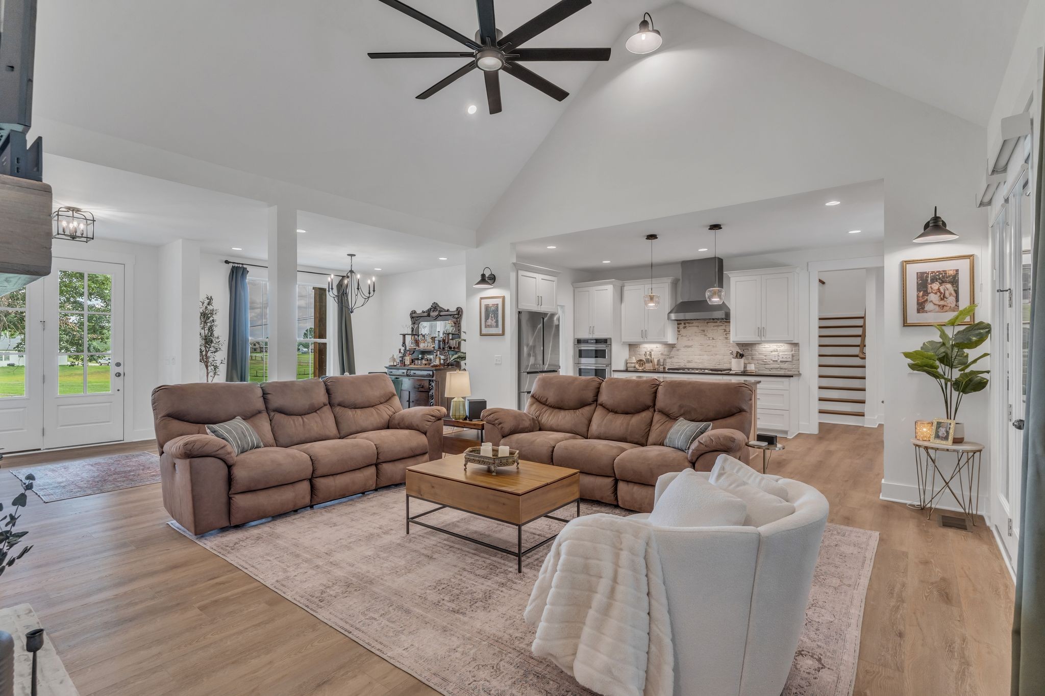 8921 Cedar Grove Road Cross Plains, TN 37049 - Photo 14 of 50 a living room with furniture and a view of kitchen