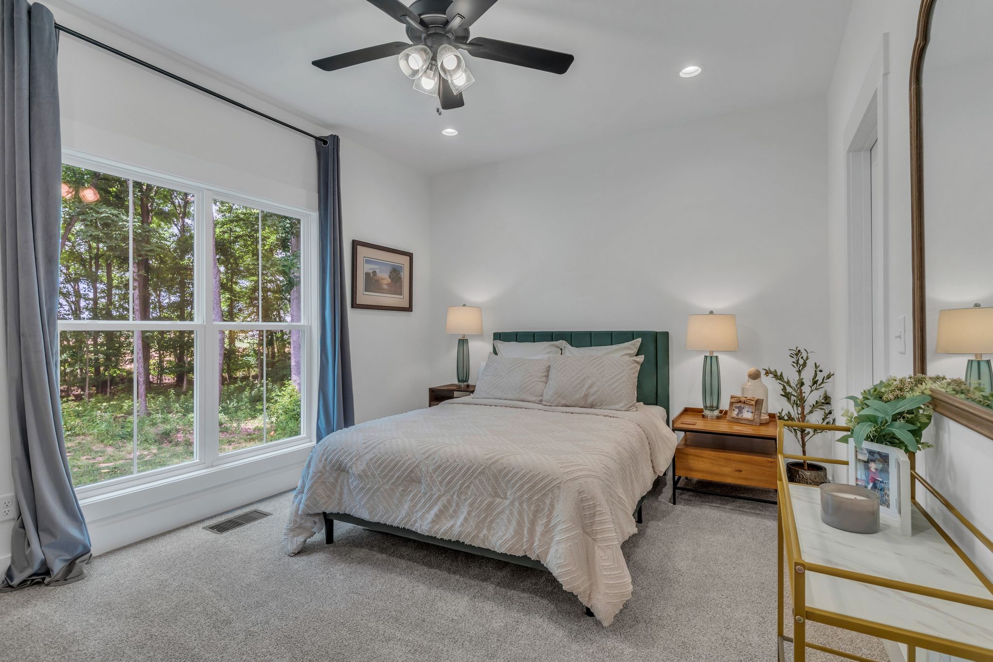 8921 Cedar Grove Road Cross Plains, TN 37049 - Photo 26 of 50 a bedroom with a bed and a large window