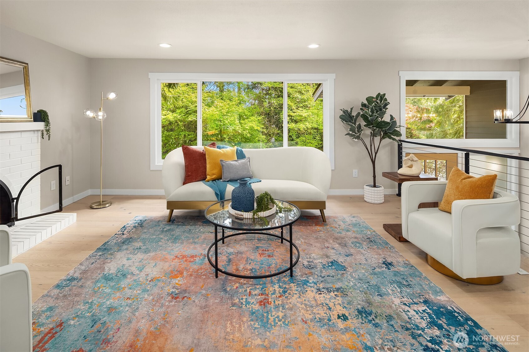 16914 28th Drive Southeast Bothell, WA 98012 - Photo 10 of 30 a living room with furniture and a large window
