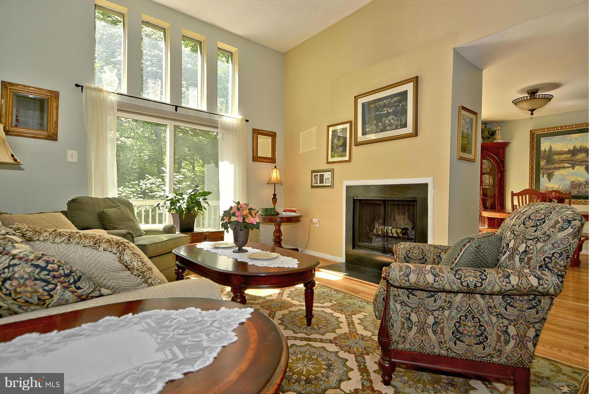 1601 Inlet Court Reston, VA 20190 - Photo 2 of 29 a living room with furniture fireplace and a large window