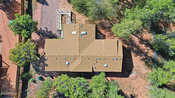 an aerial view of a