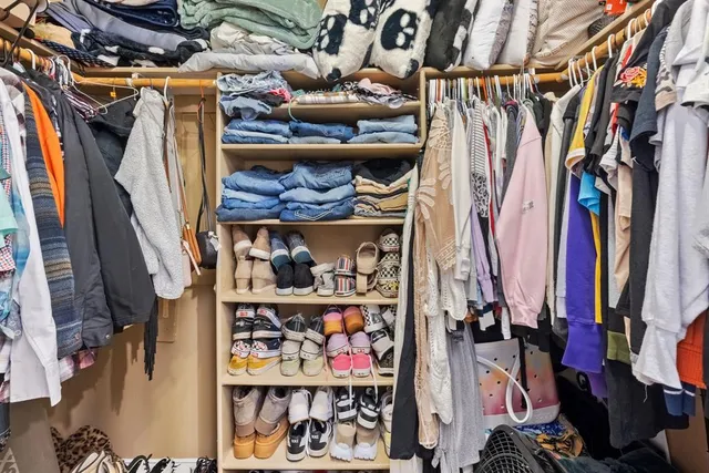 a bathroom with a sink and a shower