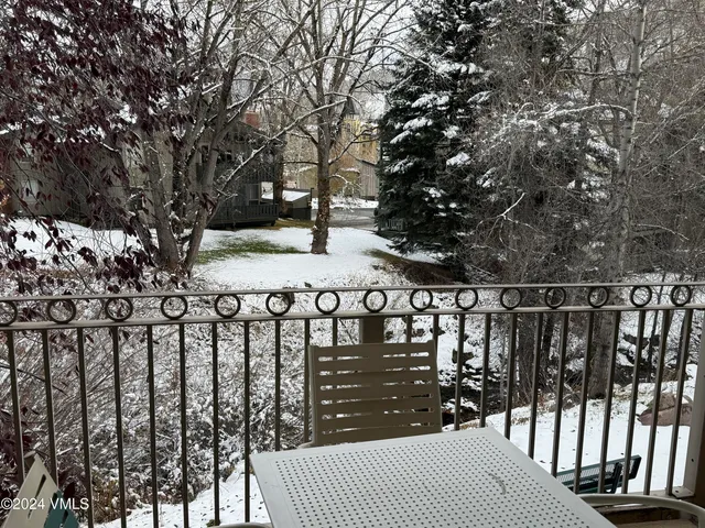 a view of wooden balcony with outdoor space