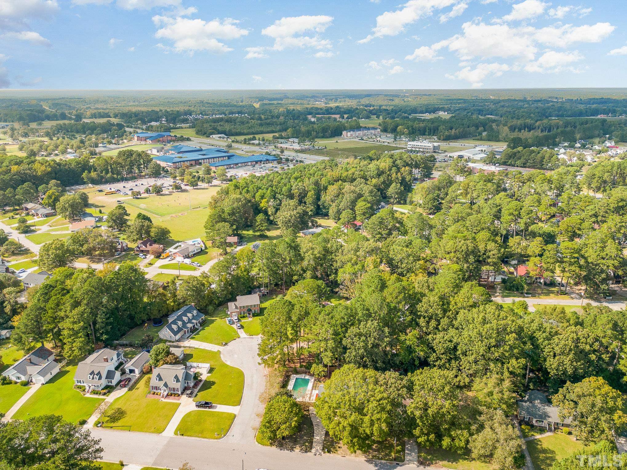 14 Eden Drive Smithfield, NC 27577 - Photo 27 of 37 an aerial view of residential houses with outdoor space