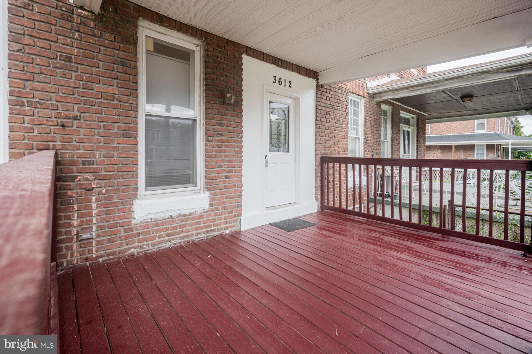3612 Reisterstown Road Baltimore, MD 21215 - Photo 4 of 43 Front Covered Porch