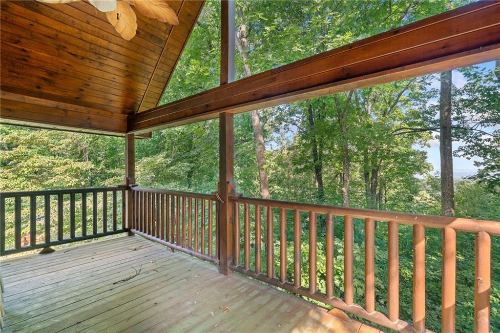 5 Tally Mountain Road North Jasper, GA 30143 - Photo 47 of 58 a view of balcony with wooden floor