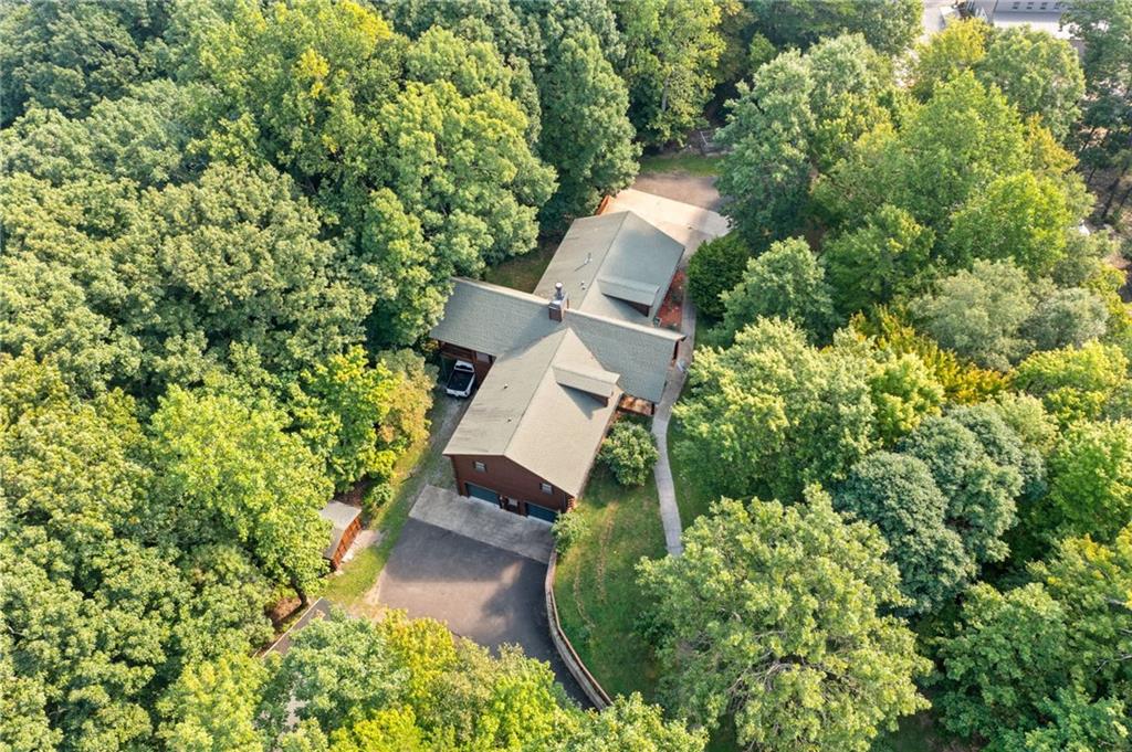 5 Tally Mountain Road North Jasper, GA 30143 - Photo 9 of 58 an aerial view of a house with a yard and garden