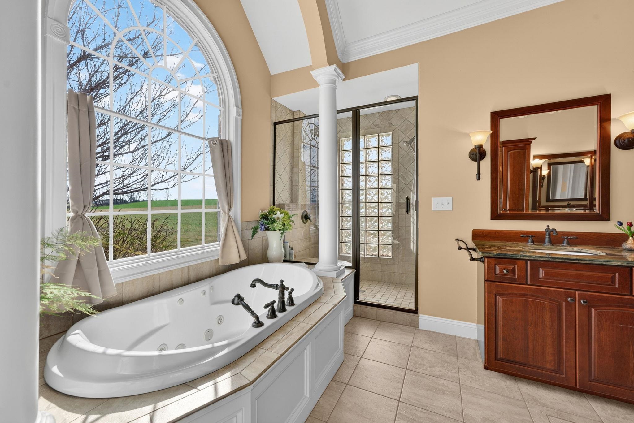 3483 Barterbrook Road Staunton, VA 24401 - Photo 40 of 75 Jetted Tub & Separate Showe