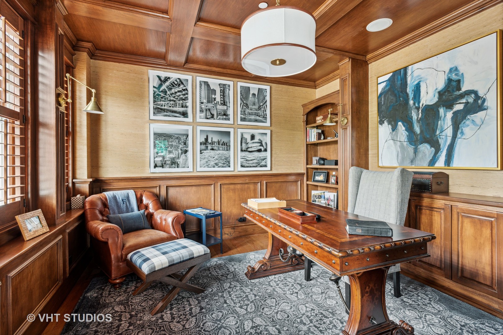 Undisclosed Address Glen Ellyn, IL 60137 - Photo 27 of 55 a living room with furniture a bookshelf and a window