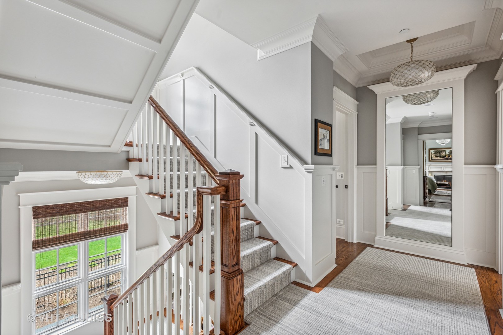 Undisclosed Address Glen Ellyn, IL 60137 - Photo 38 of 55 a view of entryway and hall with wooden floor