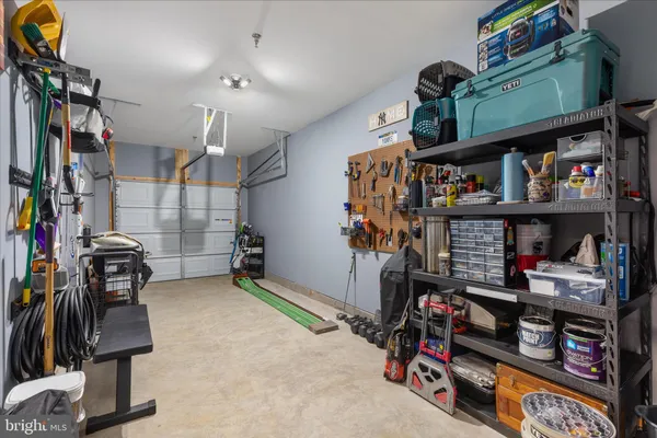 a view of storage and utility room