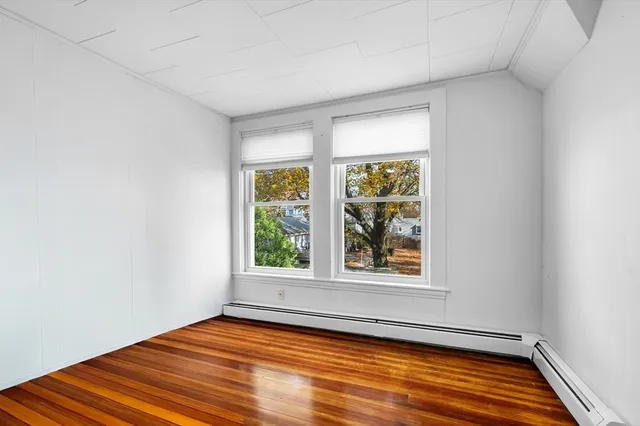an empty room with window