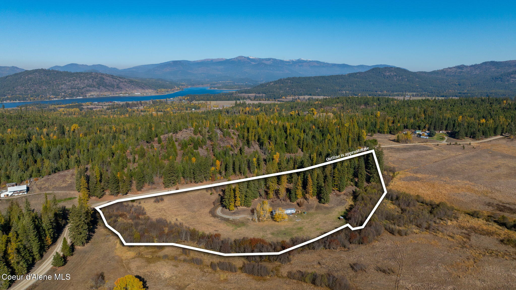 2554 Jewel Lake Road Sagle, ID 83860 - Photo 2 of 37 1-web-or-mls-DJI_0390 outlined