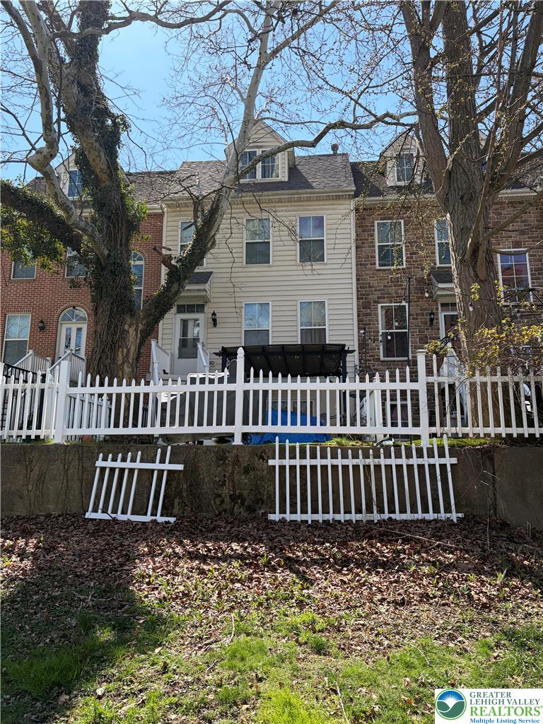 a view of a house with a deck