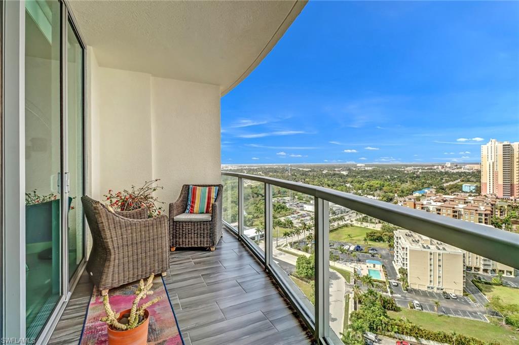 3000 Oasis Grand Boulevard, Unit 2205 Fort Myers, FL 33916 - Photo 3 of 42 a view of roof deck with furniture