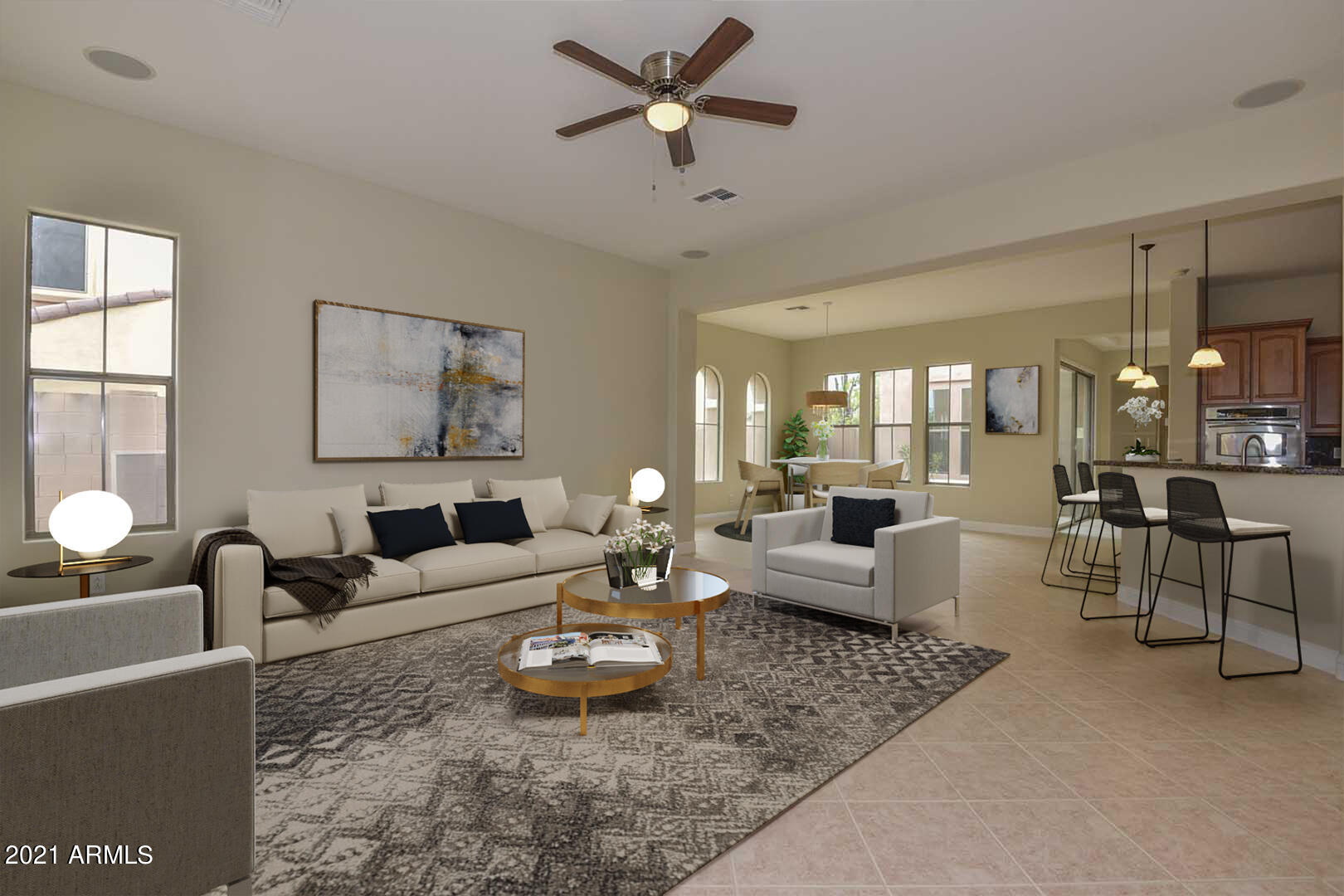 20430 West Springfield Street Buckeye, AZ 85396 - Photo 6 of 58 22 - Family Room-Breakfast Room VS