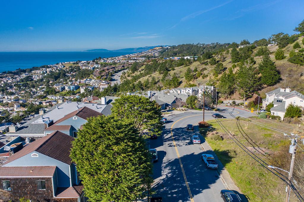 532 Monterey Road Pacifica, CA 94044 - Photo 37 of 41 an aerial view of residential building with outdoor space