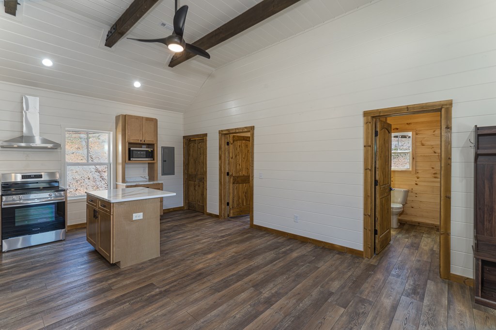 304 Old Evans Road Murphy, NC 28906 - Photo 24 of 31 a room with wooden floors and natural light