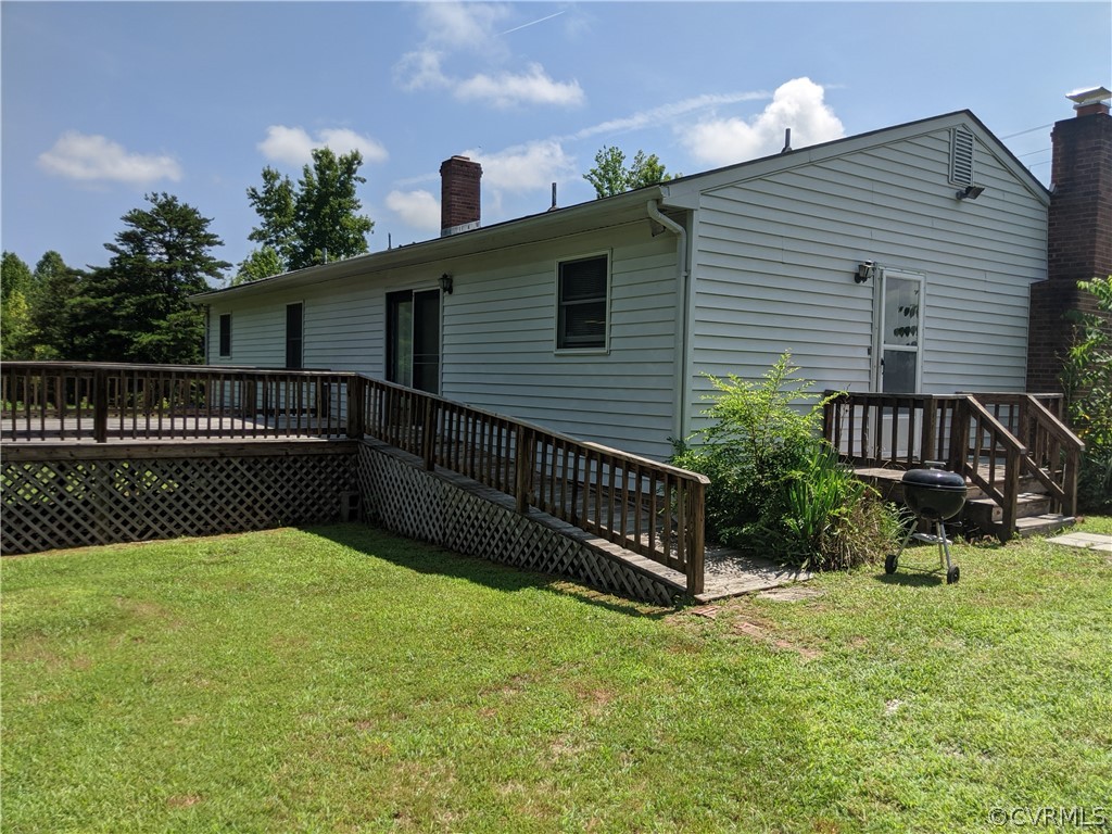 3424 Bacon School Road Saxe, VA 23967 - Photo 5 of 25 a view of a house with backyard and sitting area
