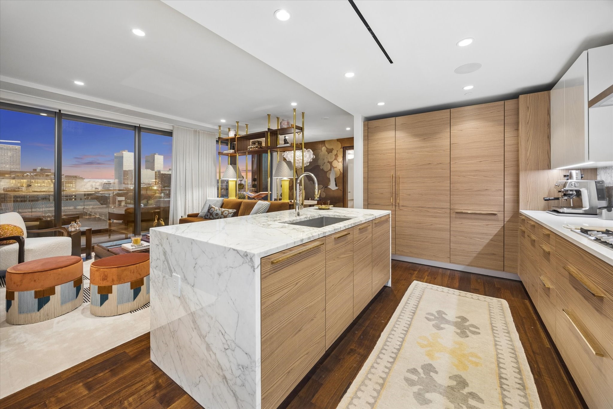 3433 Westheimer Road, Unit 504 Houston, TX 77027 - Photo 11 of 20 You cant help but enjoy the views from this kitchen.