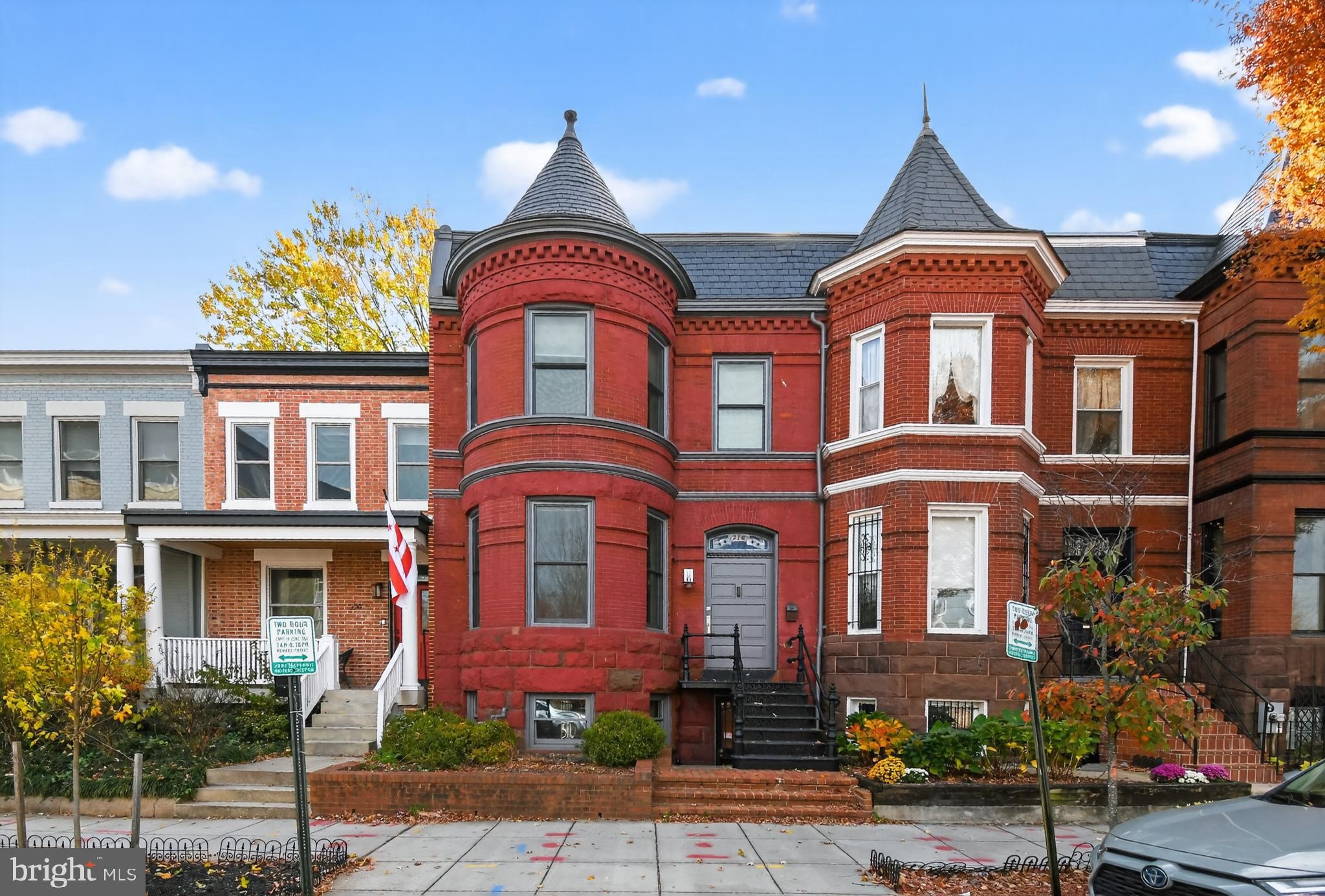 front view of front of house with a yard