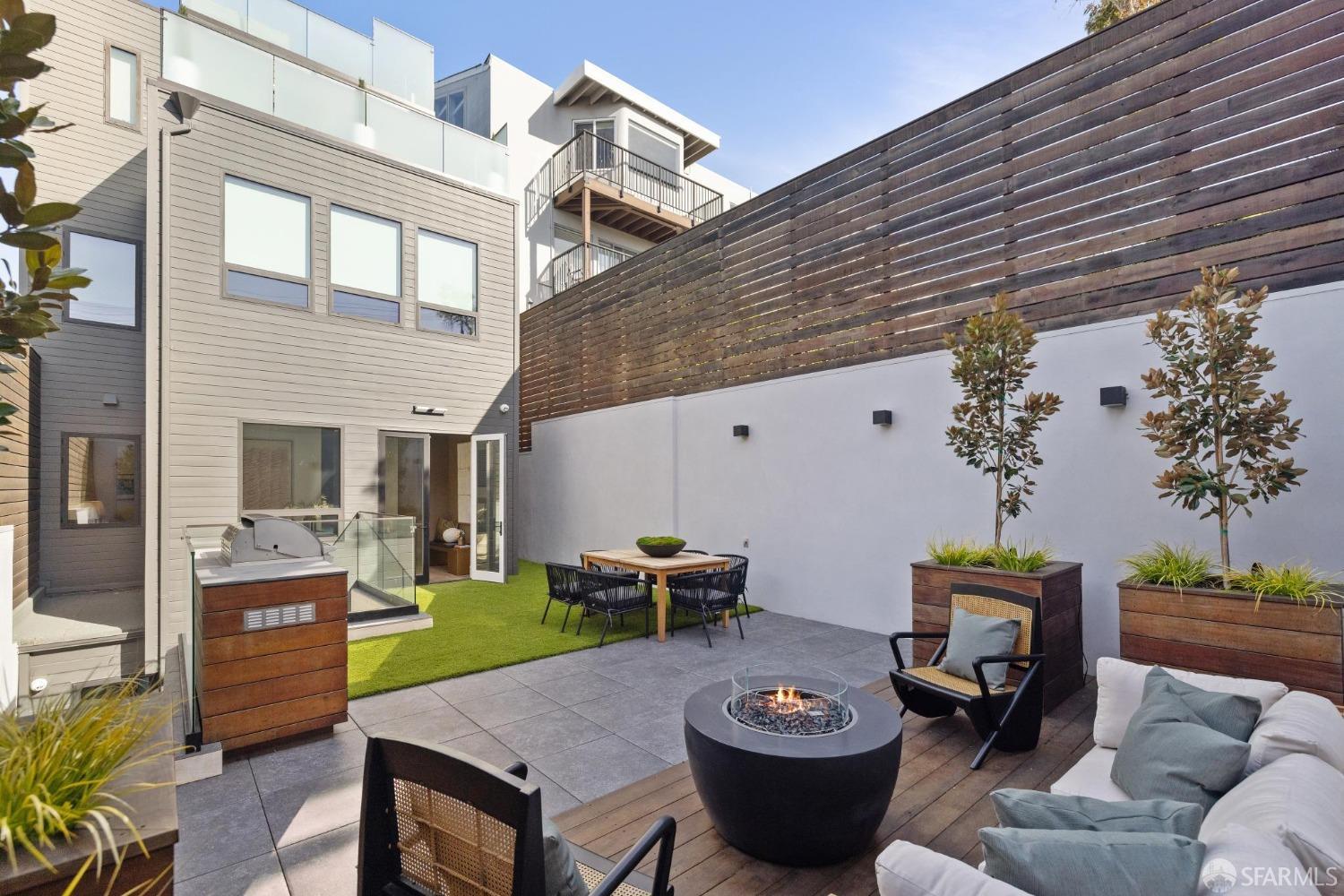 714 Rhode Island Street San Francisco, CA 94107 - Photo 26 of 32 a view of a patio with couches table and chairs and potted plants