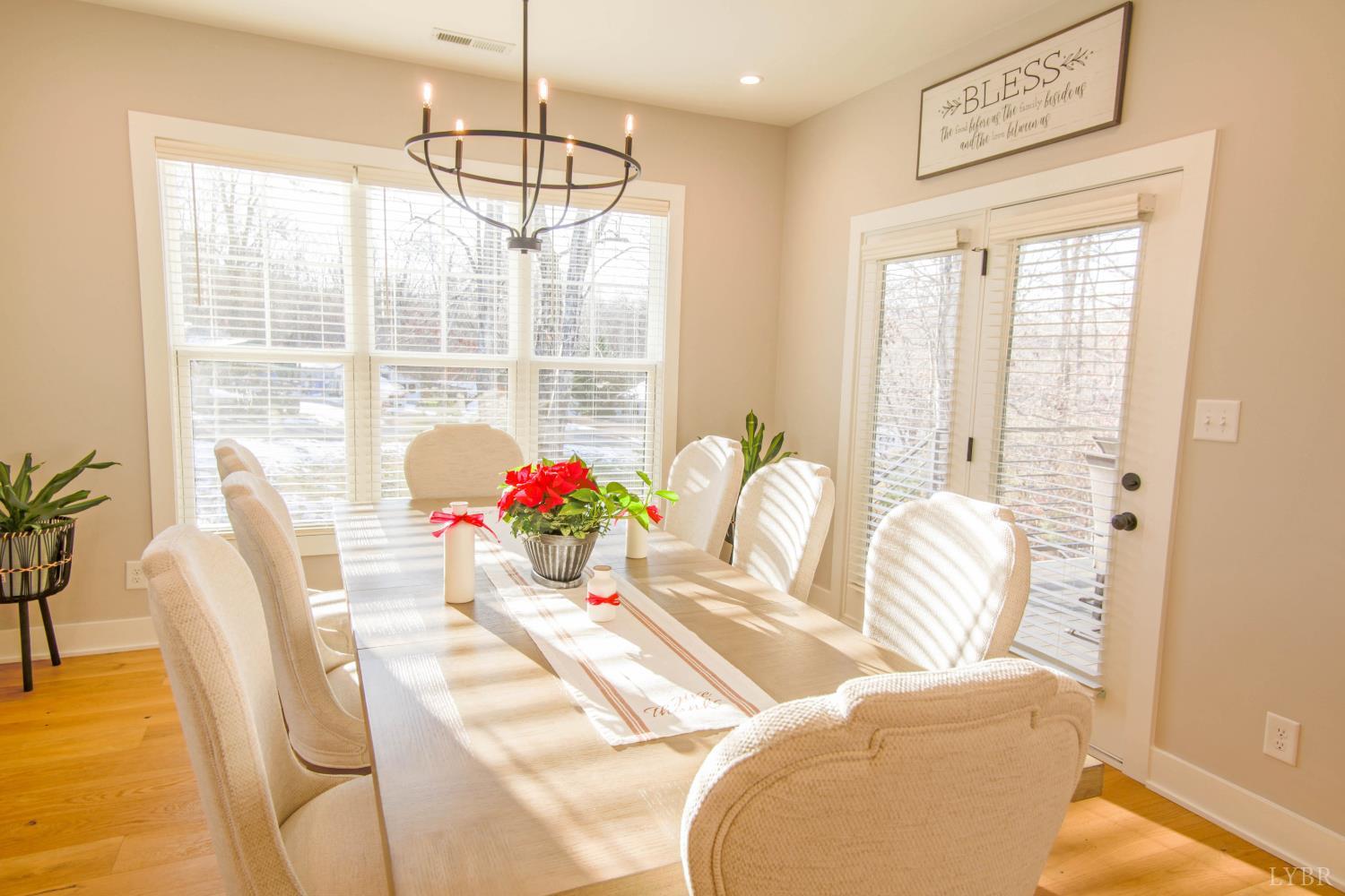 133 Bentley Grv Way Lynchburg, VA 24502 - Photo 16 of 48 a view of a dining room with furniture window and outside view