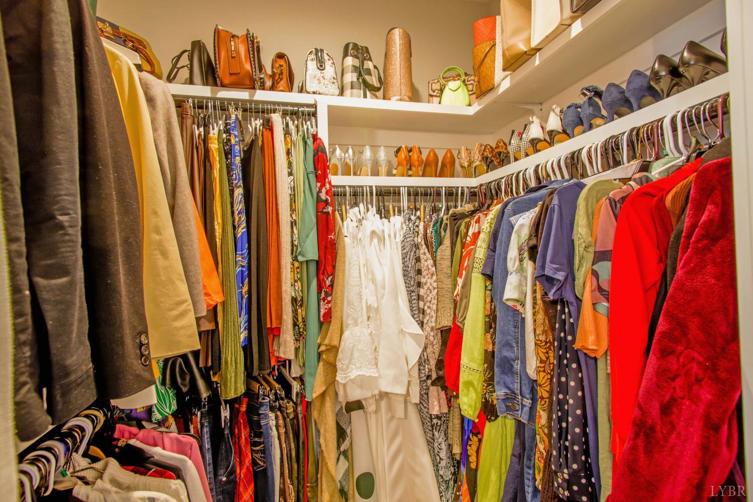 133 Bentley Grv Way Lynchburg, VA 24502 - Photo 29 of 48 a view of walk in closet with clothes