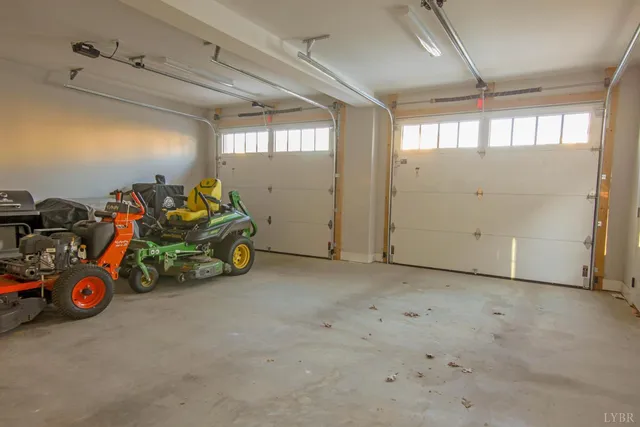 a view of a storage area with garage